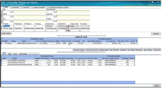 Consulta na Rotina 335